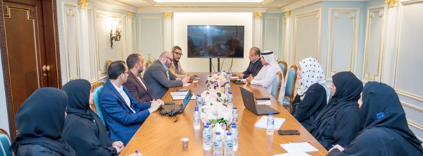 اجتماع تنسيقي مع " الحكومة الإلكترونية " لمناقشة تطوير التقنيات الحديثة