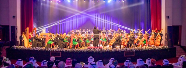 محمد الشرقي يشهد حفل الأوركسترا السيمفونية السلطانية العُمانية